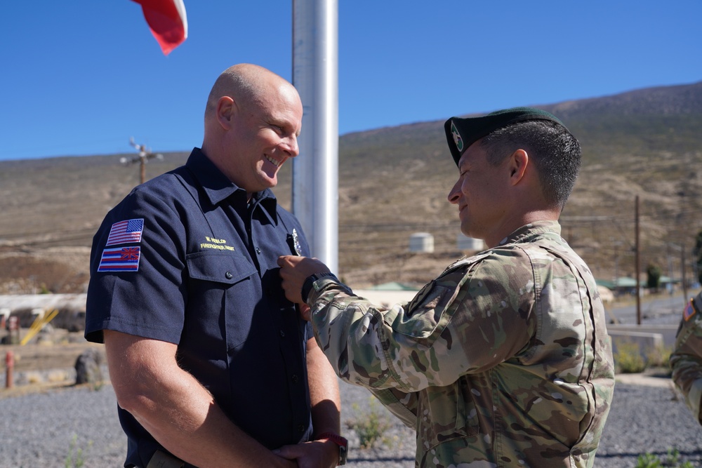 PTA Firefighter Receives Award for Valor