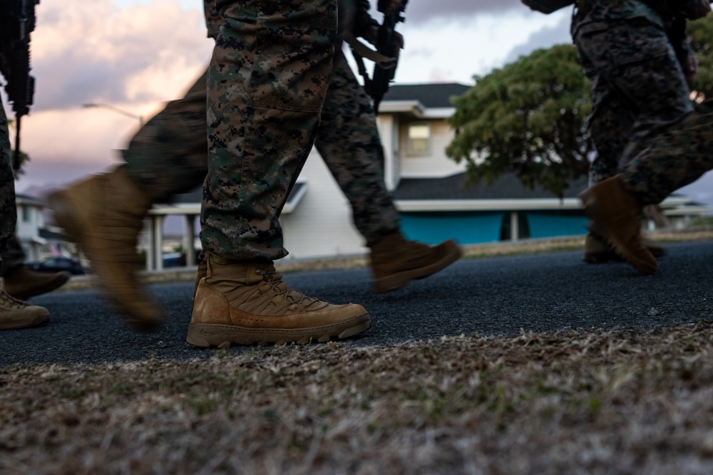 3rd MLR conducts 5k sustainment hike