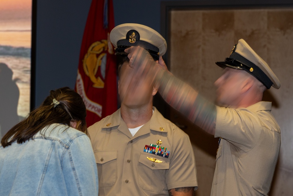 Pinning Ceremony honors MARFORSOC’s New Navy Chiefs