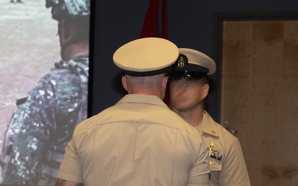 Pinning Ceremony honors MARFORSOC's New Navy Chiefs