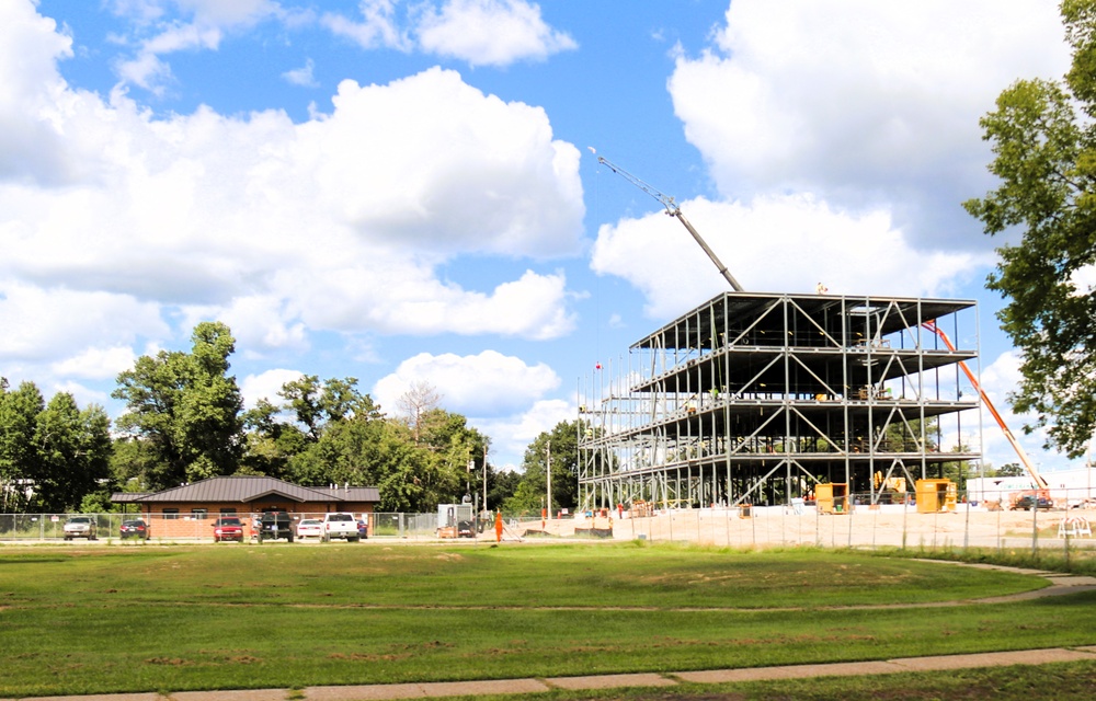 $55.75 million Collective Training Officers Quarters Project at Fort McCoy now past 20 percent complete