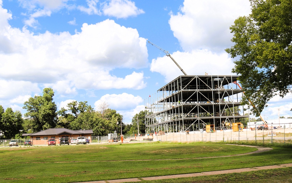 $55.75 million Collective Training Officers Quarters Project at Fort McCoy now past 20 percent complete