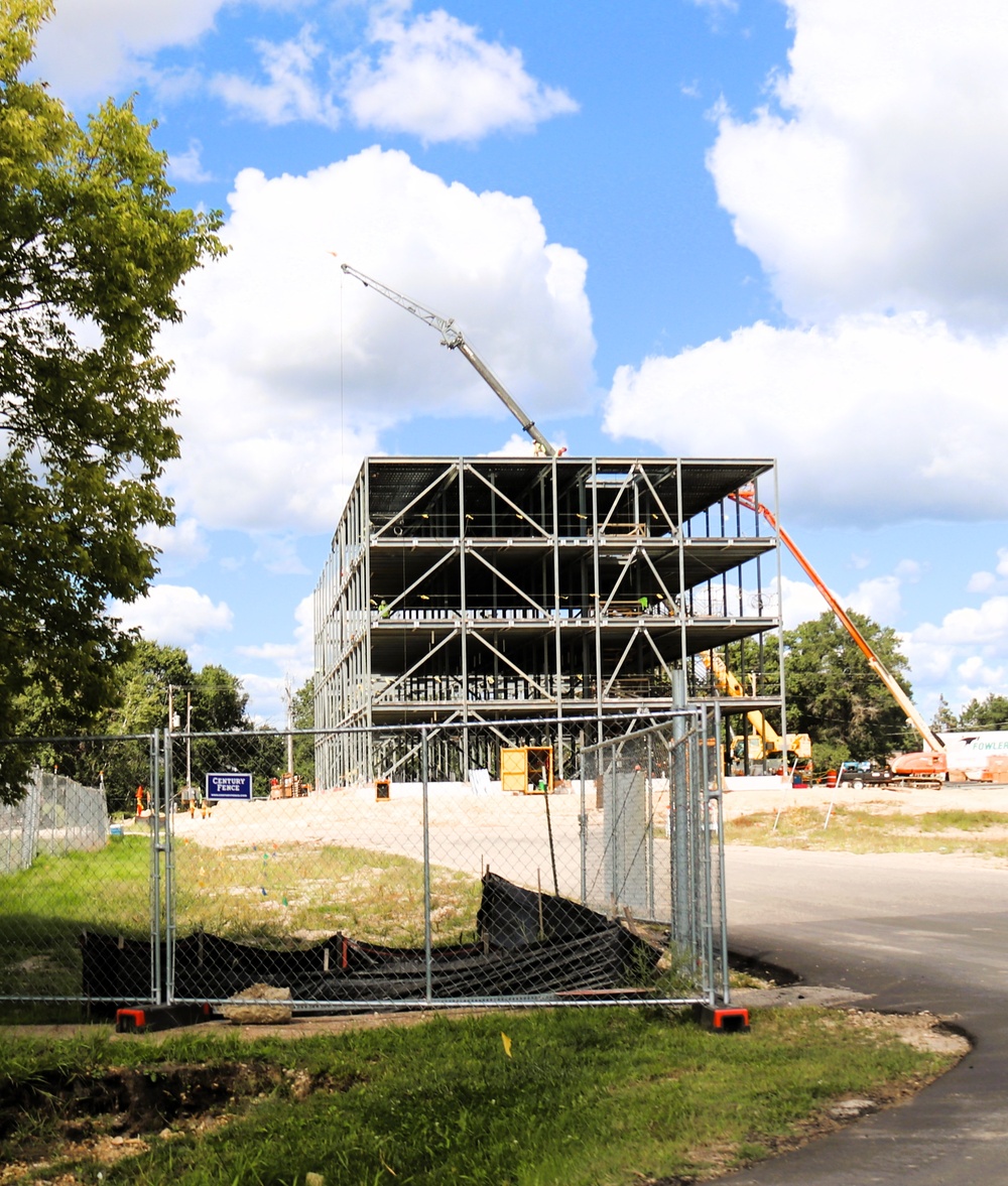 $55.75 million Collective Training Officers Quarters Project at Fort McCoy now past 20 percent complete