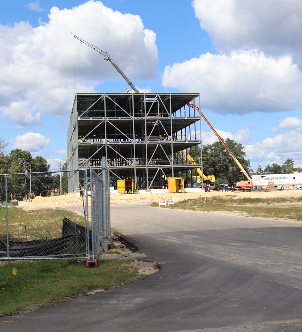 $55.75 million Collective Training Officers Quarters Project at Fort McCoy now past 20 percent complete