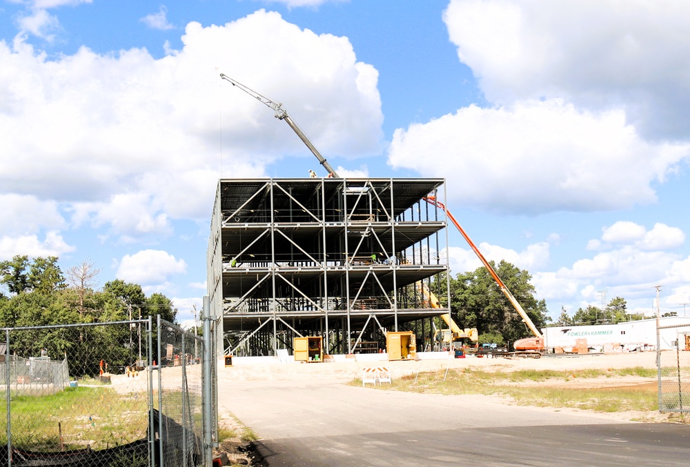 $55.75 million Collective Training Officers Quarters Project at Fort McCoy now past 20 percent complete