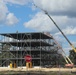 August 2025 construction operations for $55.75 million Collective Training Officers Quarters Project at Fort McCoy