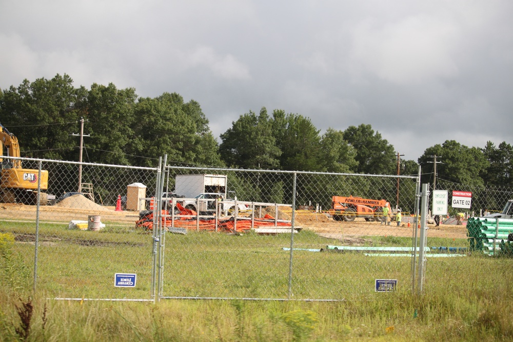 August 2025 construction operations for $55.75 million Collective Training Officers Quarters Project at Fort McCoy