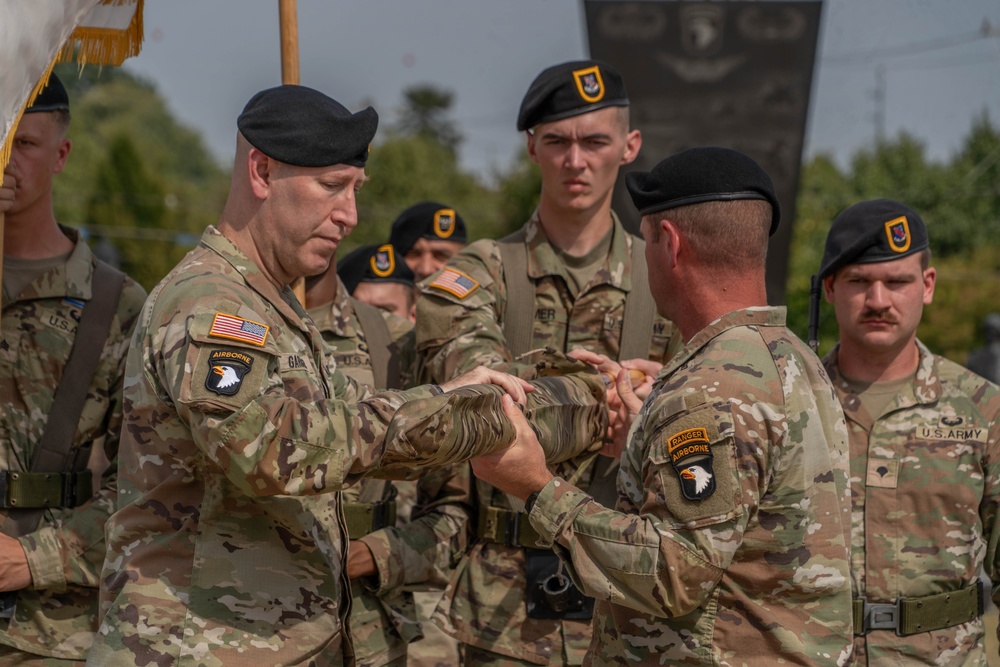 Honor Eagle and Division Color Casing Ceremony