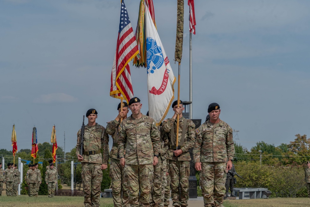 Honor Eagle and Division Color Casing Ceremony