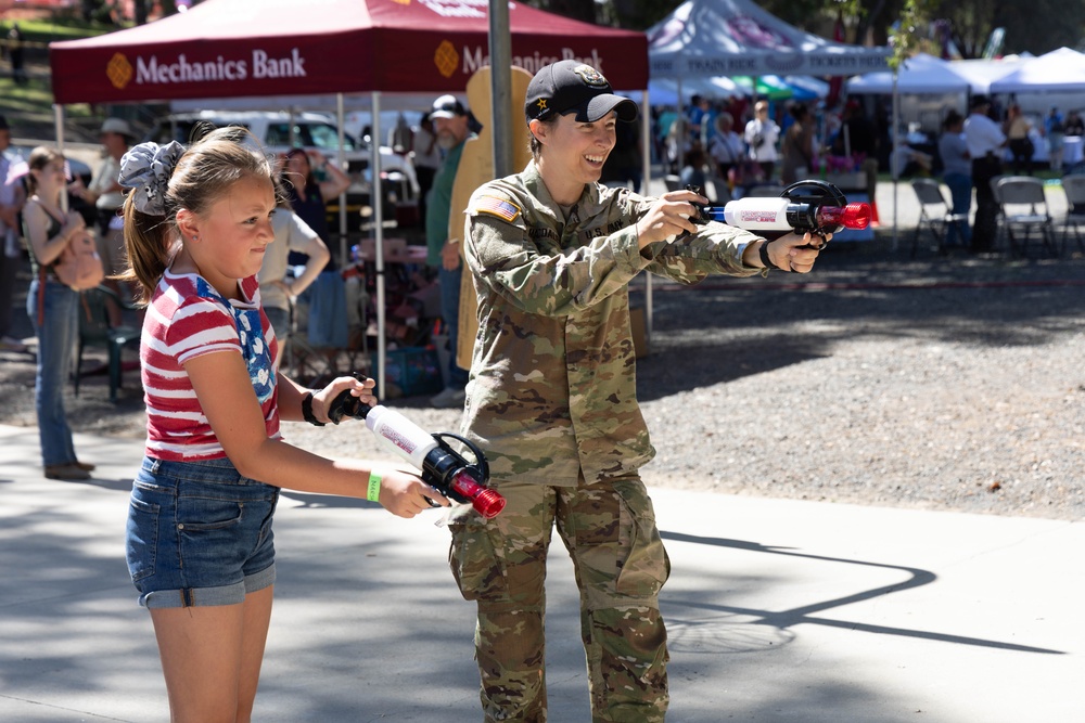 Olympic Silver Medalist Visits Hometown of Groveland, CA