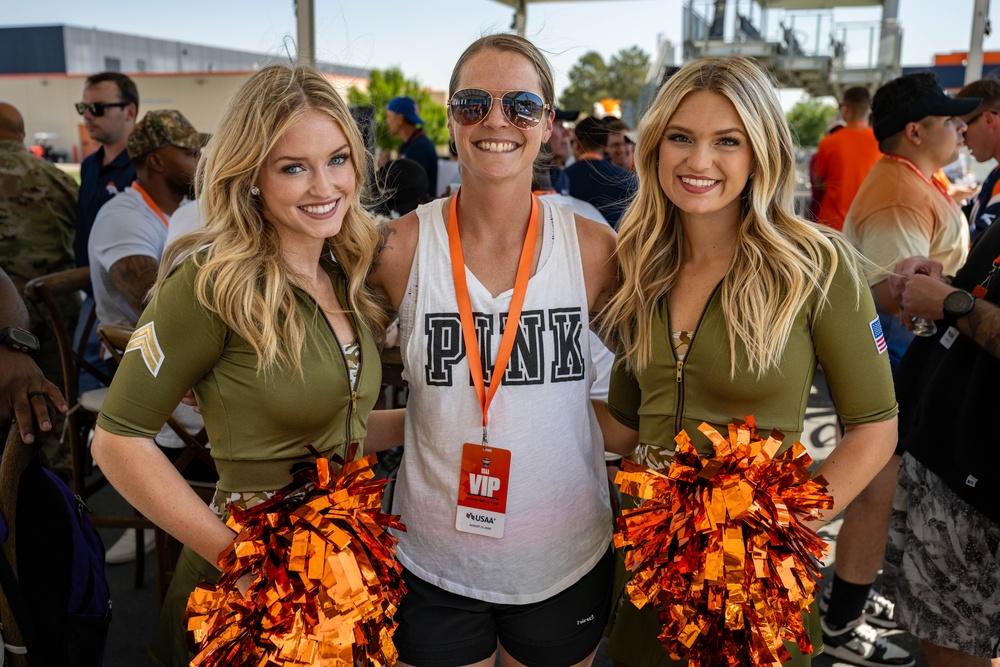Buckley Participates in USAA Salute to Service Training Camp