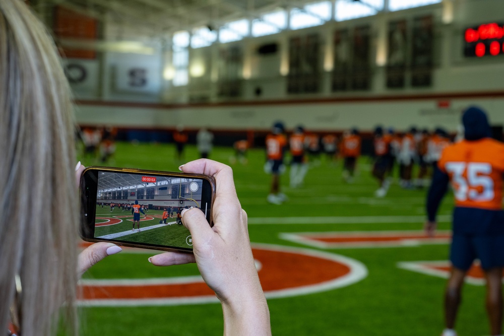 Buckley Participates in USAA Salute to Service Training Camp