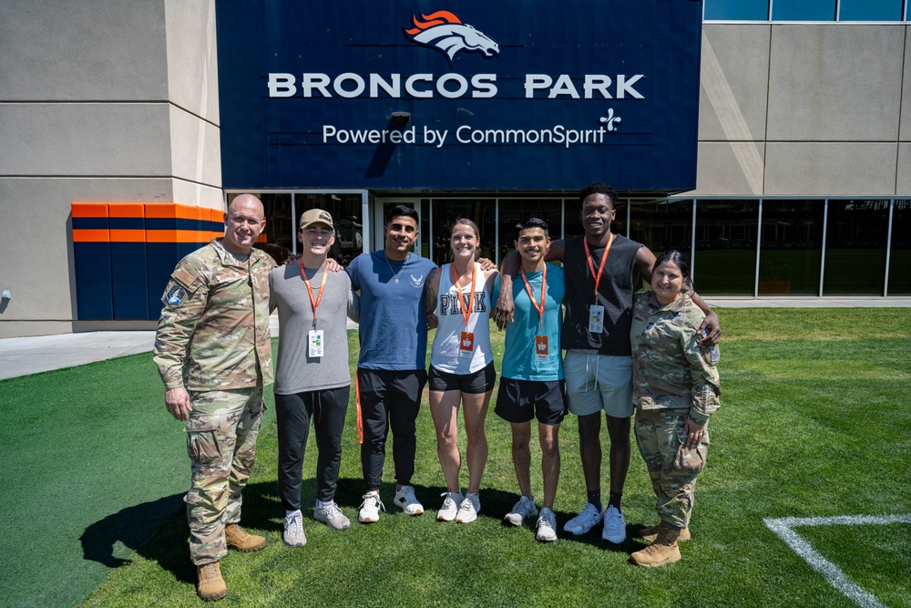 Buckley Participates in USAA Salute to Service Training Camp