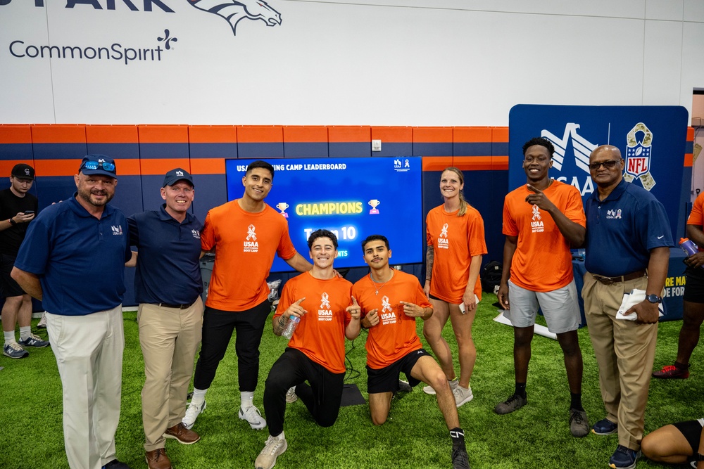 Buckley Participates in USAA Salute to Service Training Camp