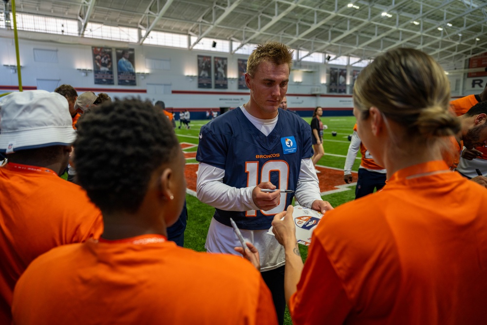 Buckley Participates in USAA Salute to Service Training Camp