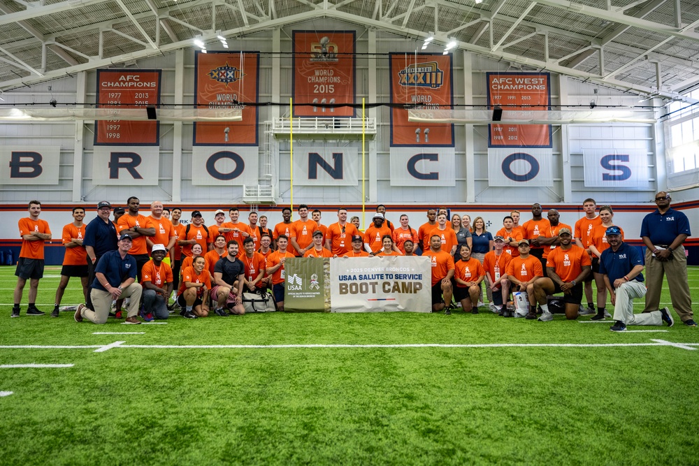 Buckley Participates in USAA Salute to Service Training Camp