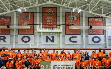 Buckley Participates in USAA Salute to Service Training Camp
