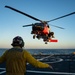 Coast Guard Cutter Bertholf conducts flight operations in Eastern Pacific Ocean