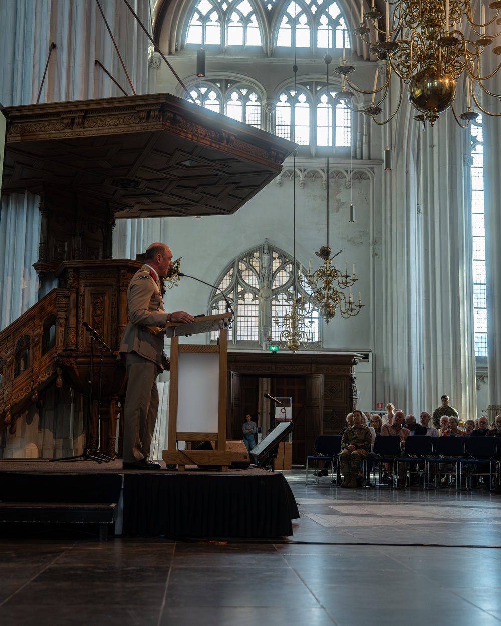 82nd Airborne Market Garden Conference in the Stevenskerk Church, Nijmegen, Netherlands
