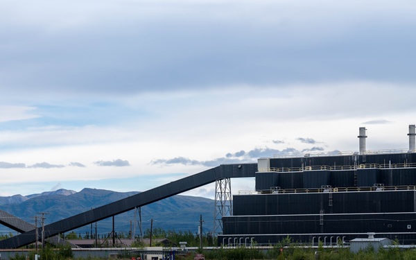 An out of commission coal plant that used to power the radars at Clear Space Force Station, Alaska, August 25, 2025.