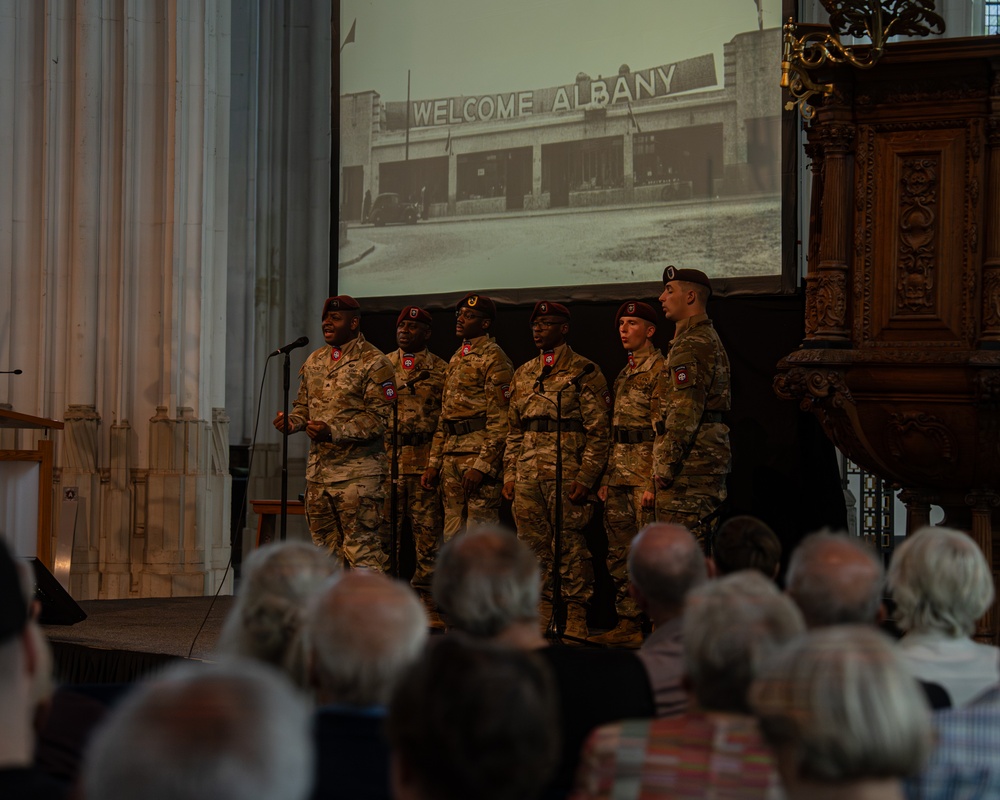 82nd Airborne Market Garden Conference in the Stevenskerk Church, Nijmegen, Netherlands