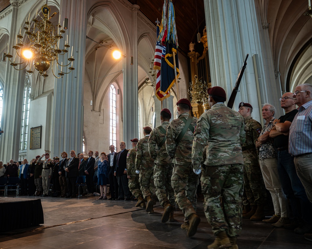 82nd Airborne Market Garden Conference in the Stevenskerk Church, Nijmegen, Netherlands