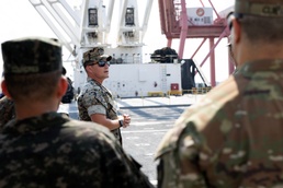 Blount Island Visit Strengthens Joint Operability, Supports Allied Cooperation