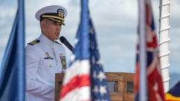 USS Mississippi (SSN 782) Holds Change of Command Ceremony
