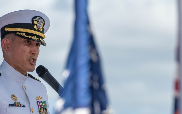 USS Mississippi (SSN 782) Holds Change of Command Ceremony