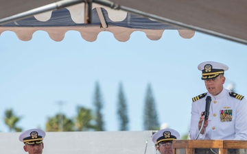 USS Mississippi (SSN 782) Holds Change of Command Ceremony