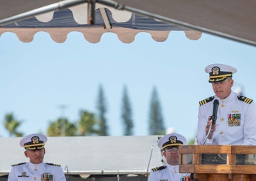USS Mississippi (SSN 782) Holds Change of Command Ceremony