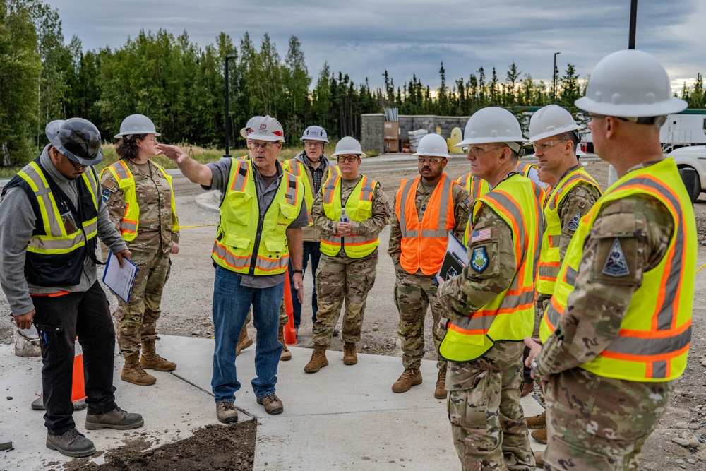 SBD 2 Commander Visits Clear SFS, Highlights Infrastructure Modernization
