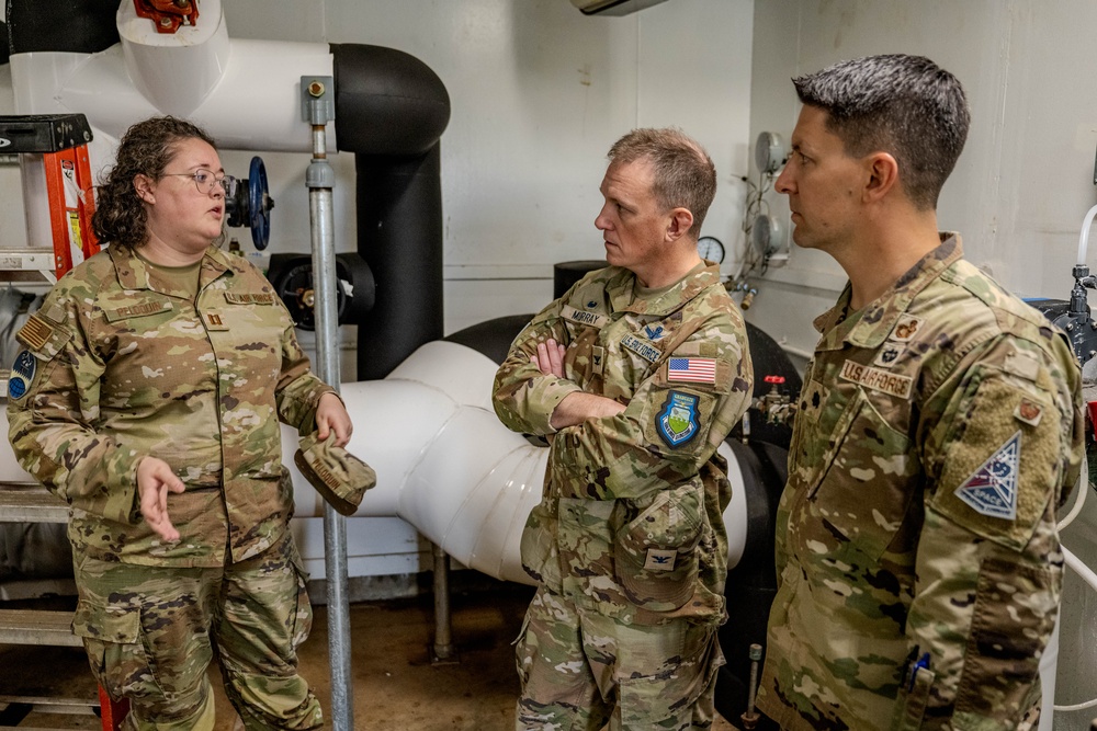 SBD 2 Commander Visits Clear SFS, Highlights Infrastructure Modernization