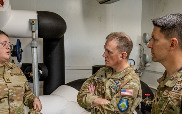 SBD 2 Commander Visits Clear SFS, Highlights Infrastructure Modernization