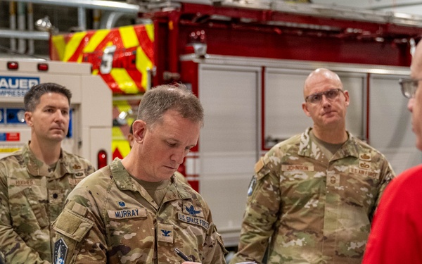SBD 2 Commander Visits Clear SFS, Highlights Infrastructure Modernization