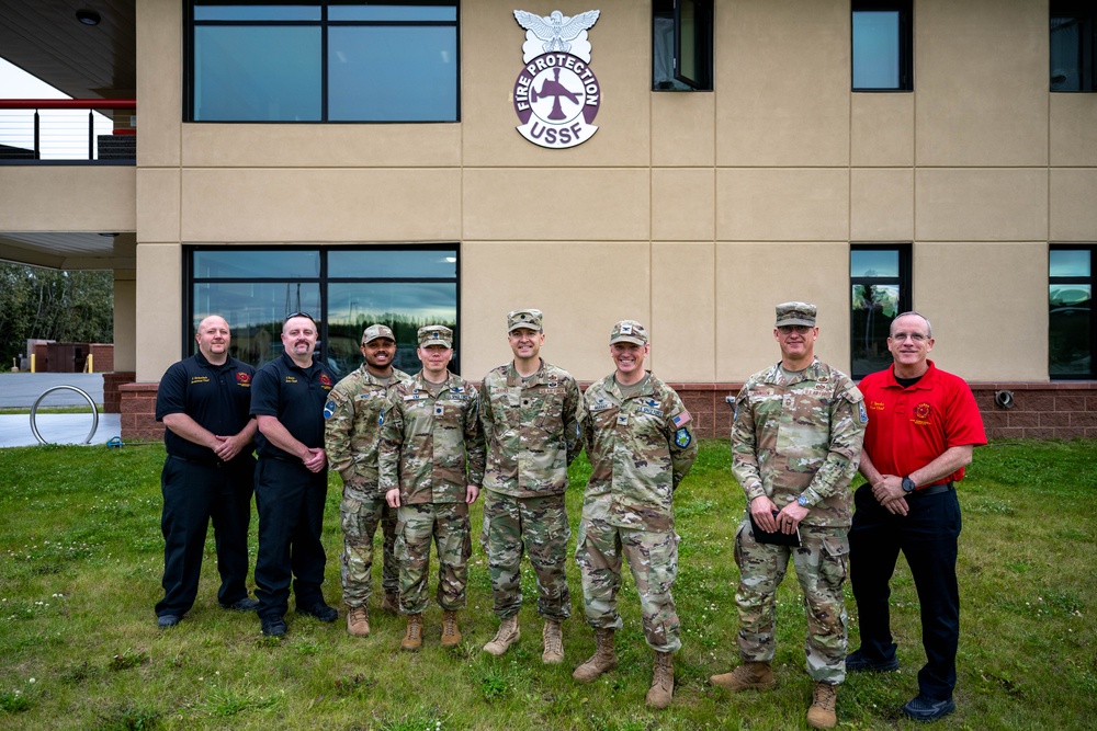 SBD 2 Commander Visits Clear SFS, Highlights Infrastructure Modernization