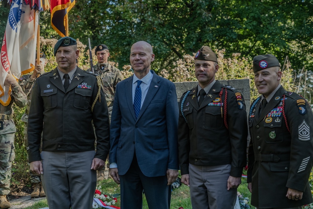 Screaming Eagles at the 101st Airborne Division Monument in Eindhoven