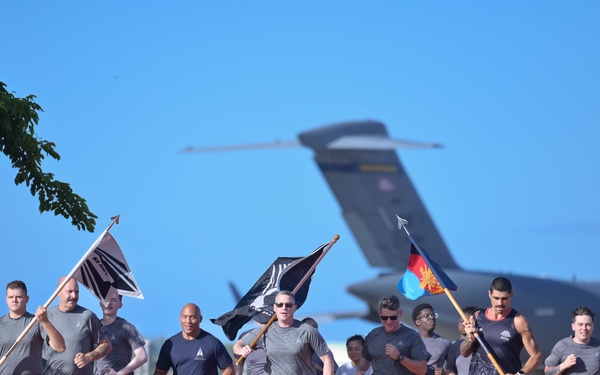 24-hour run held in honor of 2025 POW/MIA Recognition Day