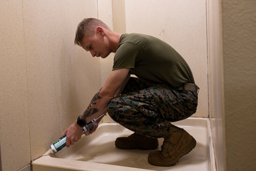 OCS III: I MEF Marines conduct self-help maintenance, build PACUs