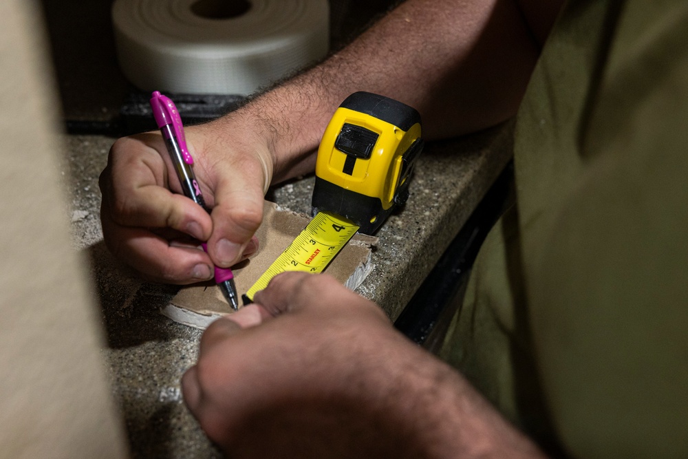 OCS III: I MEF Marines conduct self-help maintenance, build PACUs