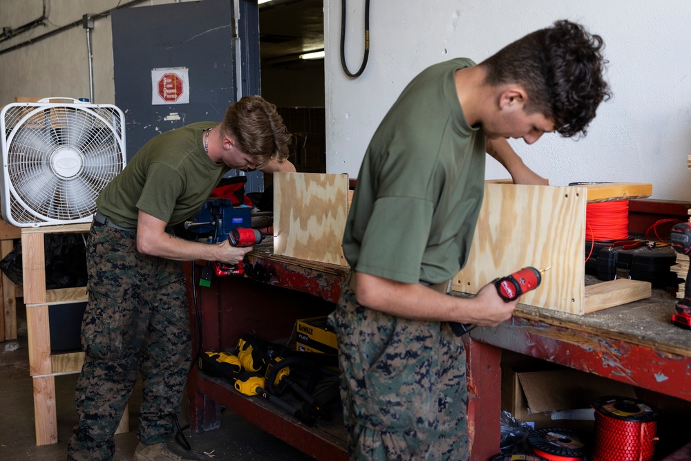 OCS III: I MEF Marines conduct self-help maintenance, build PACUs