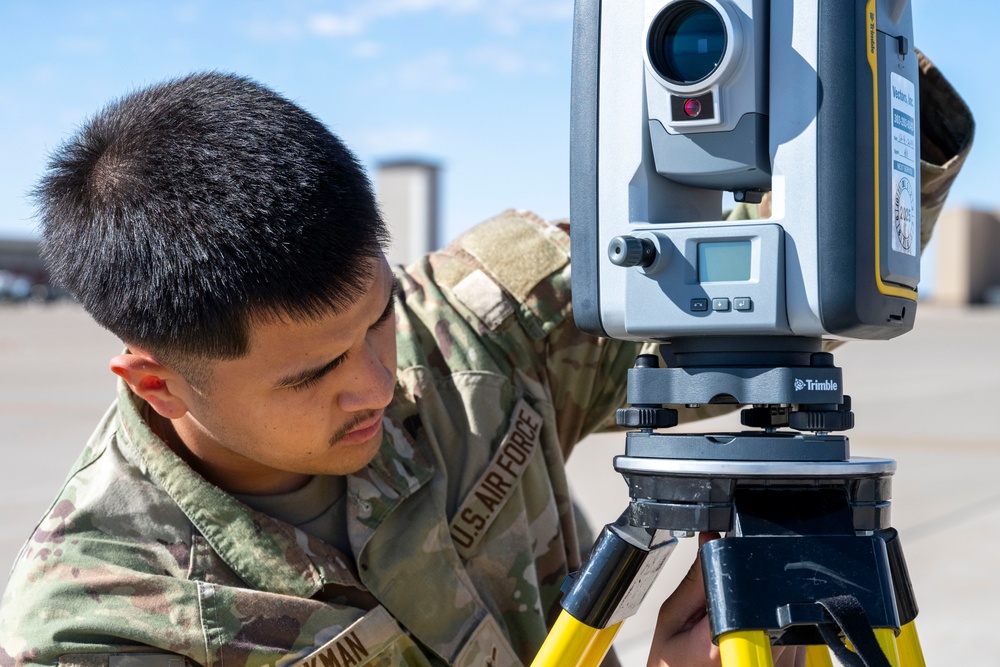 Surveying Holloman's Flightline Surveying Holloman's Flightline