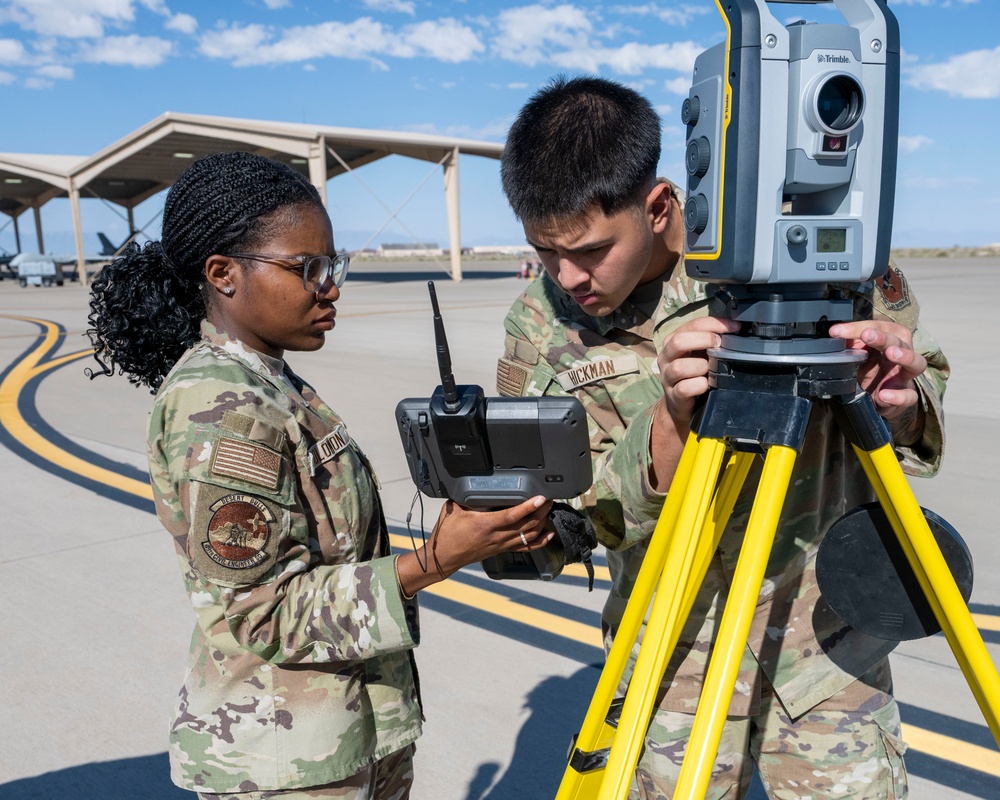 Surveying Holloman's Flightline Surveying Holloman's Flightline
