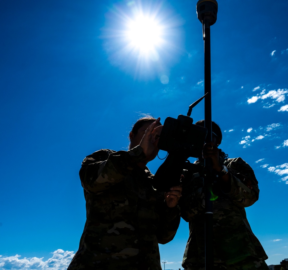 Surveying Holloman's Flightline Surveying Holloman's Flightline