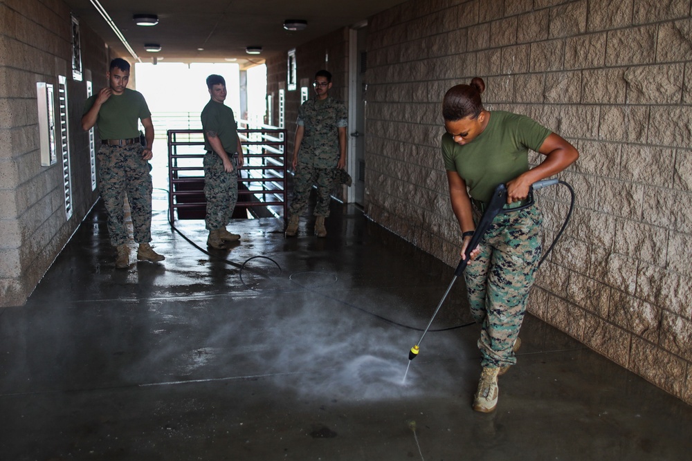 13th Marine Expeditionary Unit conducts Facilities Freeze Week
