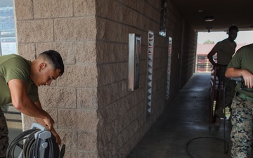 13th Marine Expeditionary Unit conducts Facilities Freeze Week
