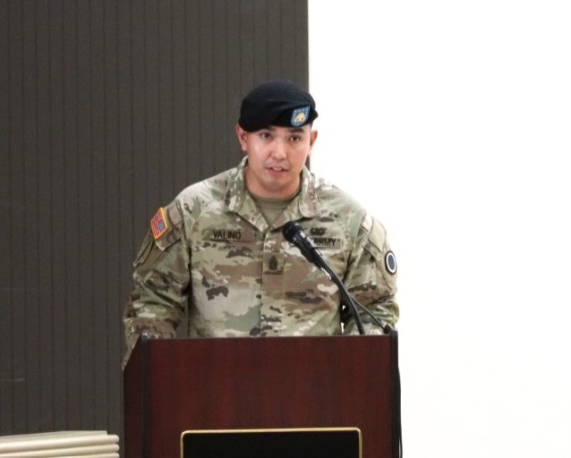 Trailblazer Battalion welcomes Command Sgt. Maj. Valino