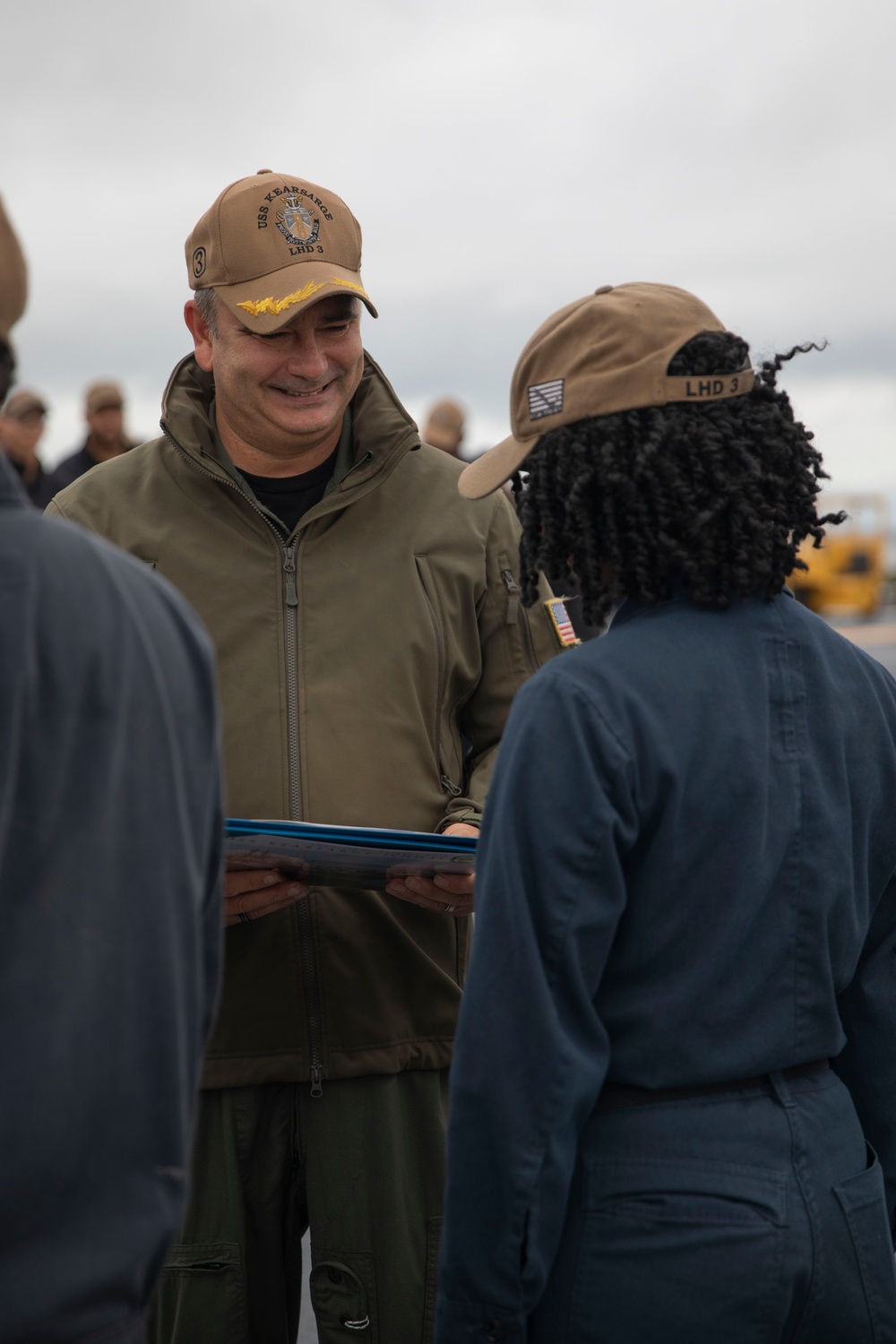 Kearsarge Conducts All Hands Call