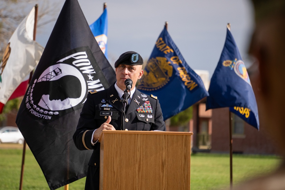 Fort Bliss and 1AD host POW/MIA Remembrance Ceremony