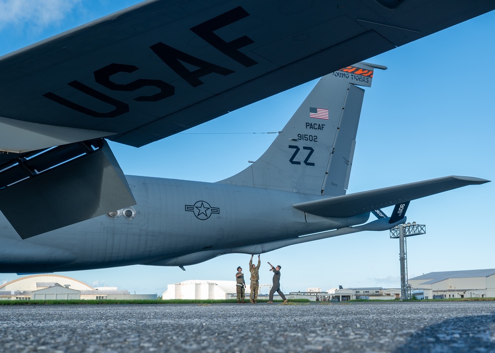 Kadena’s KC-135s fuel Freedom Edge 25